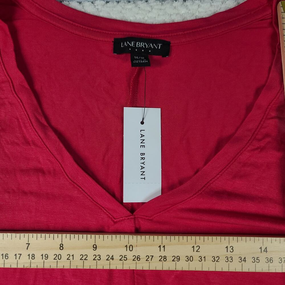 Lane Bryant "The Swing Collection" tank bundle of 2  white & pink Size 14/16 - Picture 13 of 15